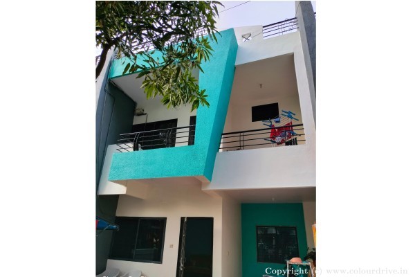 Exterior Painting, Interior Painting, Metal Painting, Wood Polish, and Home Painting Recent Project at MR 10 Indore