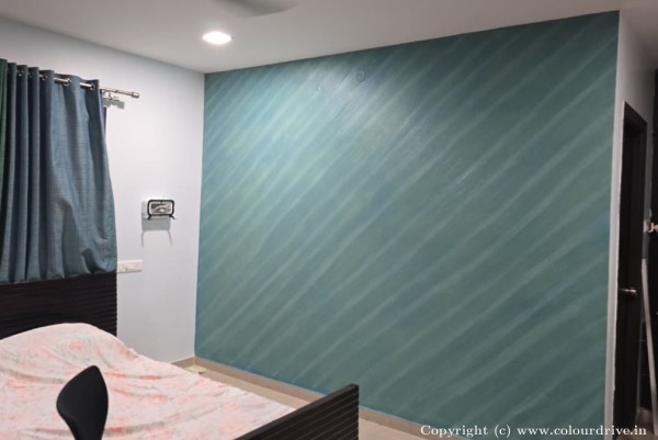 Texture Painting, and Home Painting Recent Project at Panchavati Layout, Manikonda Hyderabad