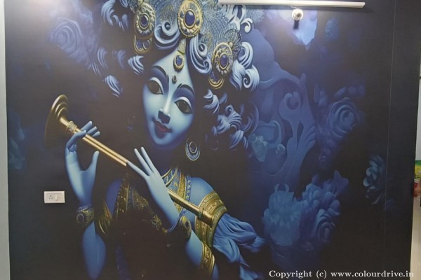 Wallpaper, and Home Painting Recent Project at Nagole Hyderabad