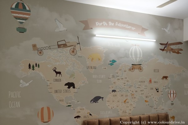 Interior Painting, Wallpaper, and Home Painting Recent Project at Kannamangala Bangalore