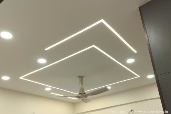False Ceiling, Interior Painting, and Home Painting Recent Project at Rajarajeshwari Nagar Bangalore