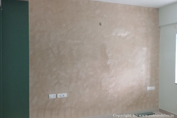 Enamel Painting, Interior Painting, Texture Painting, Waterproofing, Wood Polish, and Home Painting Recent Project at Rajarajeshwari Nagar Bangalore
